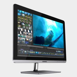 sancg1air 21.5英寸7.9mm边缘宽度原生态ah ips硬屏led背光液晶显示器液晶显示器产品图片2 it168